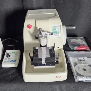 LEICA RM2265 MOTORIZED/MANUAL MICROTOME - FULLY RECONDITIONED